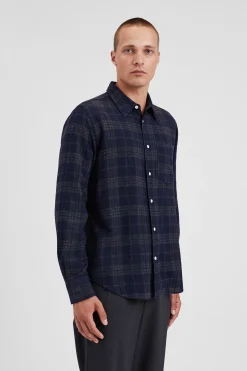 Algot Relaxed Wool Check Shirt><noscript><img width=