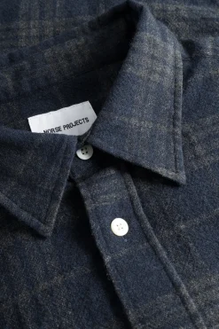 Algot Relaxed Wool Check Shirt><noscript><img width=