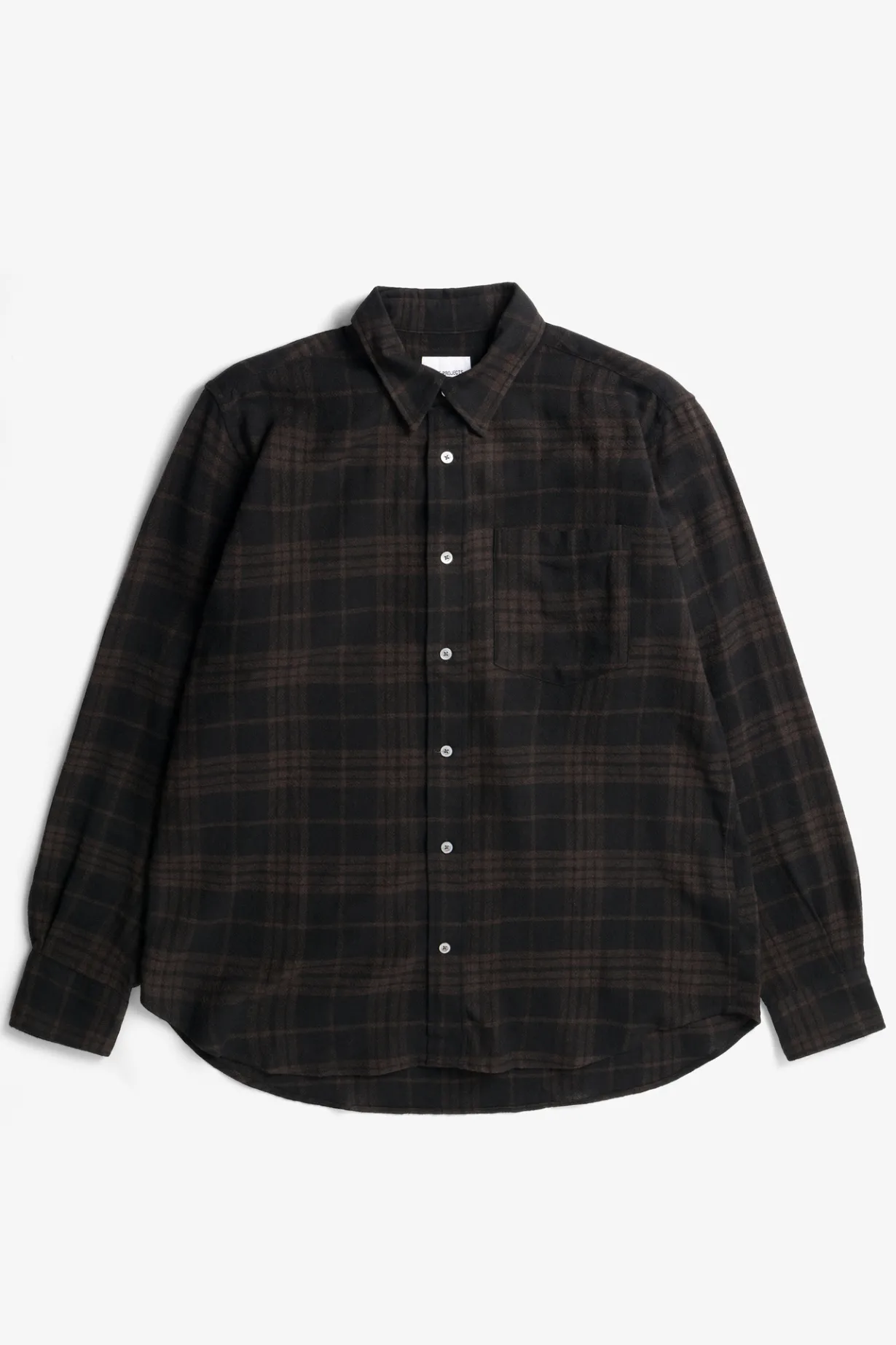 Algot Relaxed Wool Check Shirt>Norse Projects Outlet