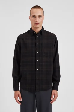 Algot Relaxed Wool Check Shirt><noscript><img width=
