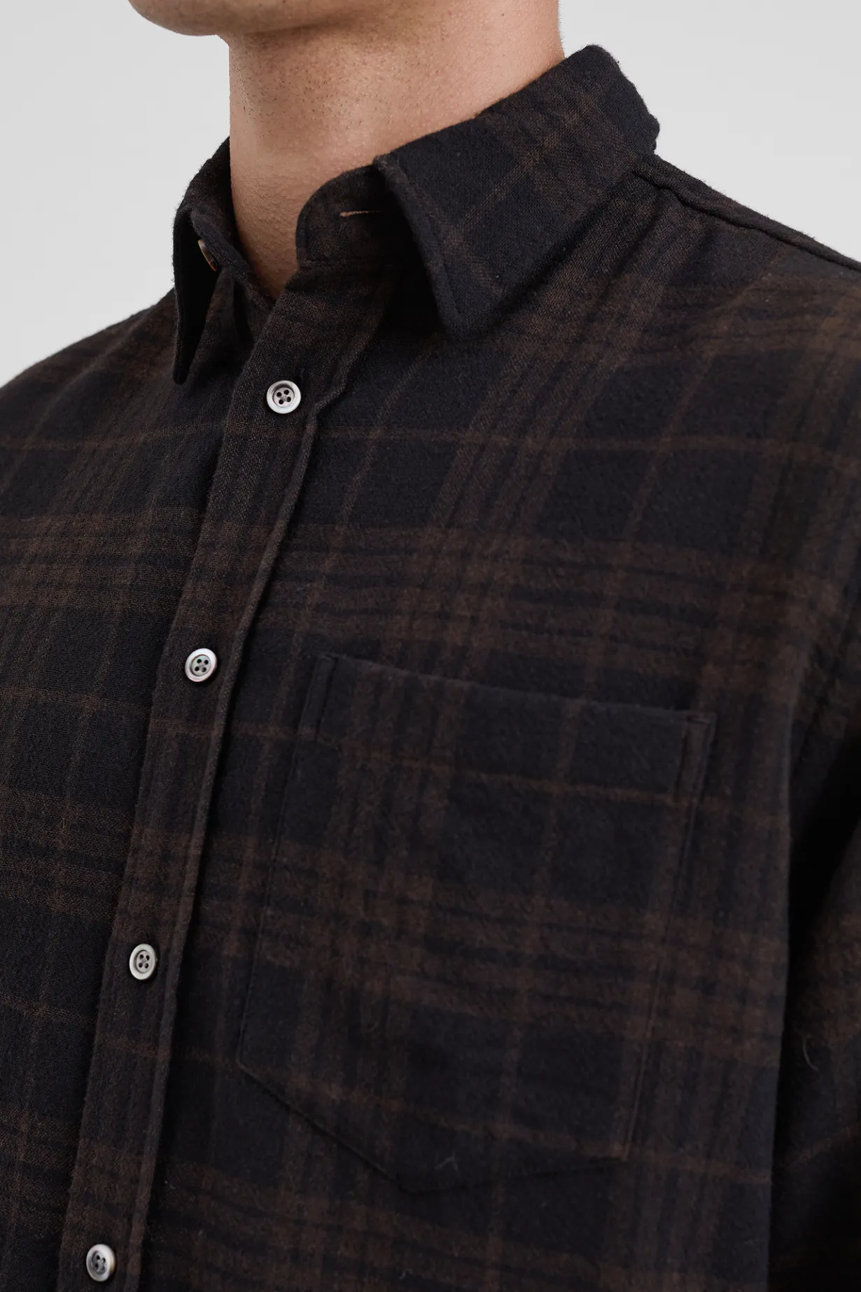 Algot Relaxed Wool Check Shirt>Norse Projects Outlet