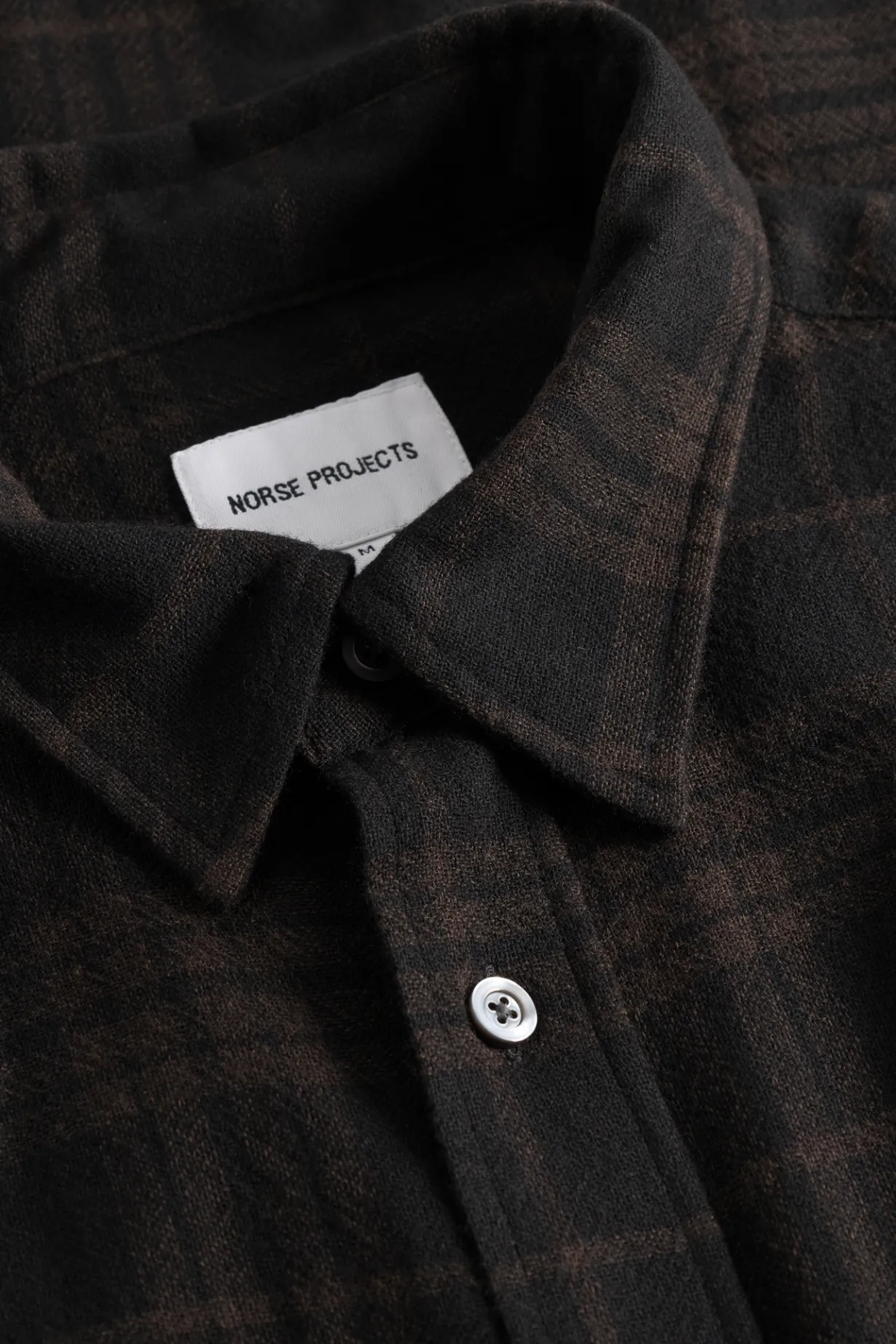 Algot Relaxed Wool Check Shirt>Norse Projects Outlet