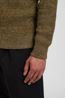 Hagen Wool Cotton Rib Full Zip Jacket><noscript><img width=
