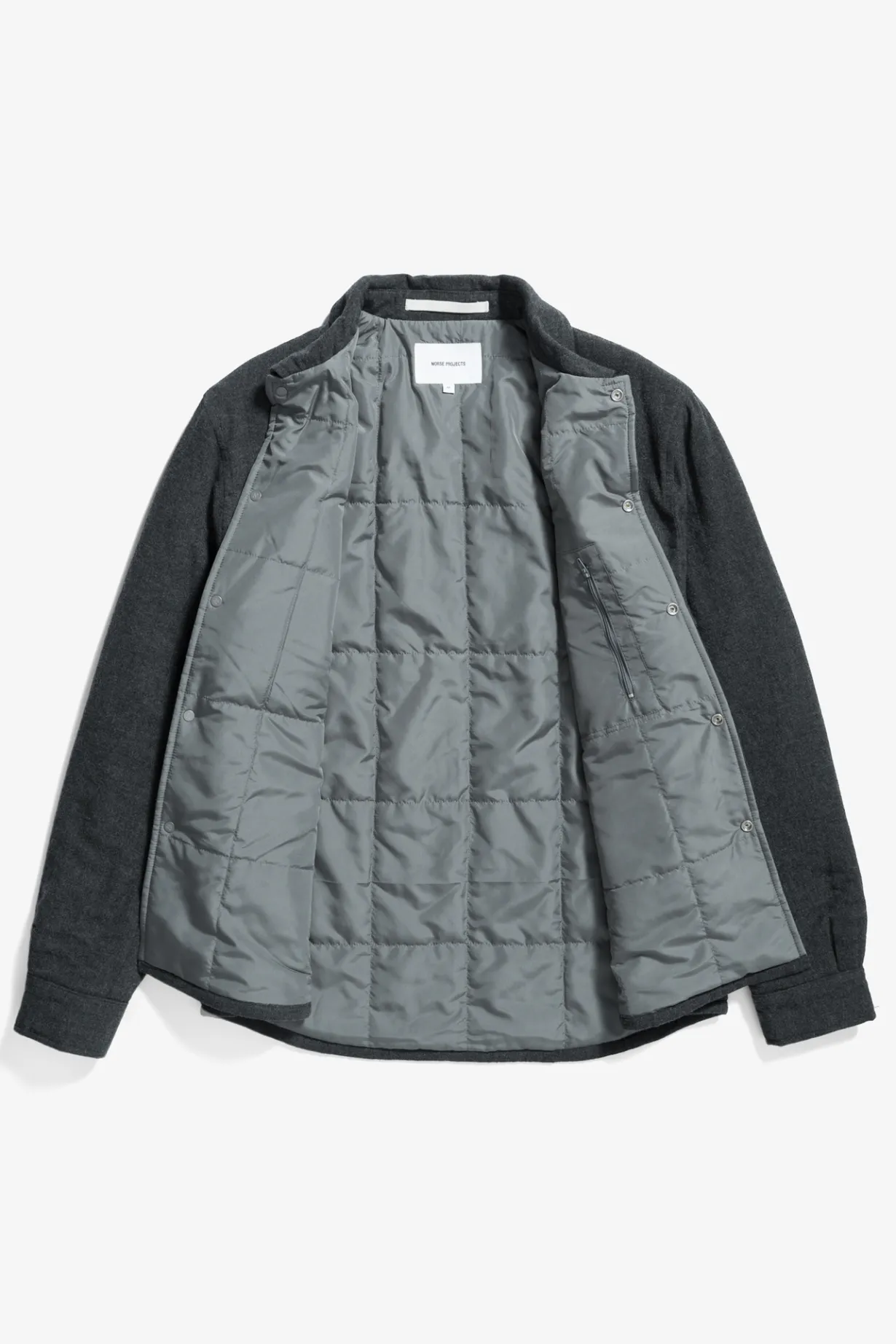 Hjalmer Insulated Wool Overshirt>Norse Projects Discount