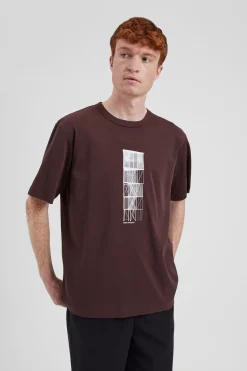 Holger Organic Interlock Tower Print T-Shirt><noscript><img width=