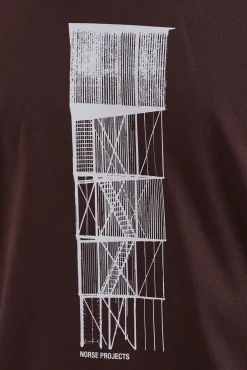 Holger Organic Interlock Tower Print T-Shirt><noscript><img width=