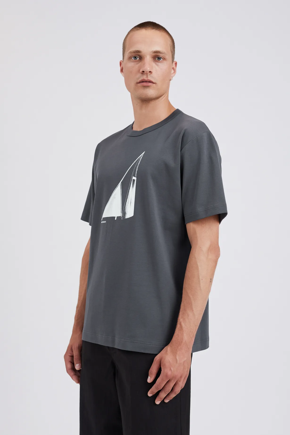 Holger Organic Interlock Hide Print T-Shirt>Norse Projects Online
