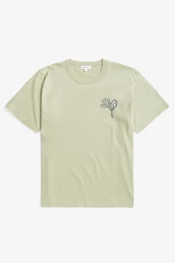 Holger Organic Poppy T-Shirt>Norse Projects Online