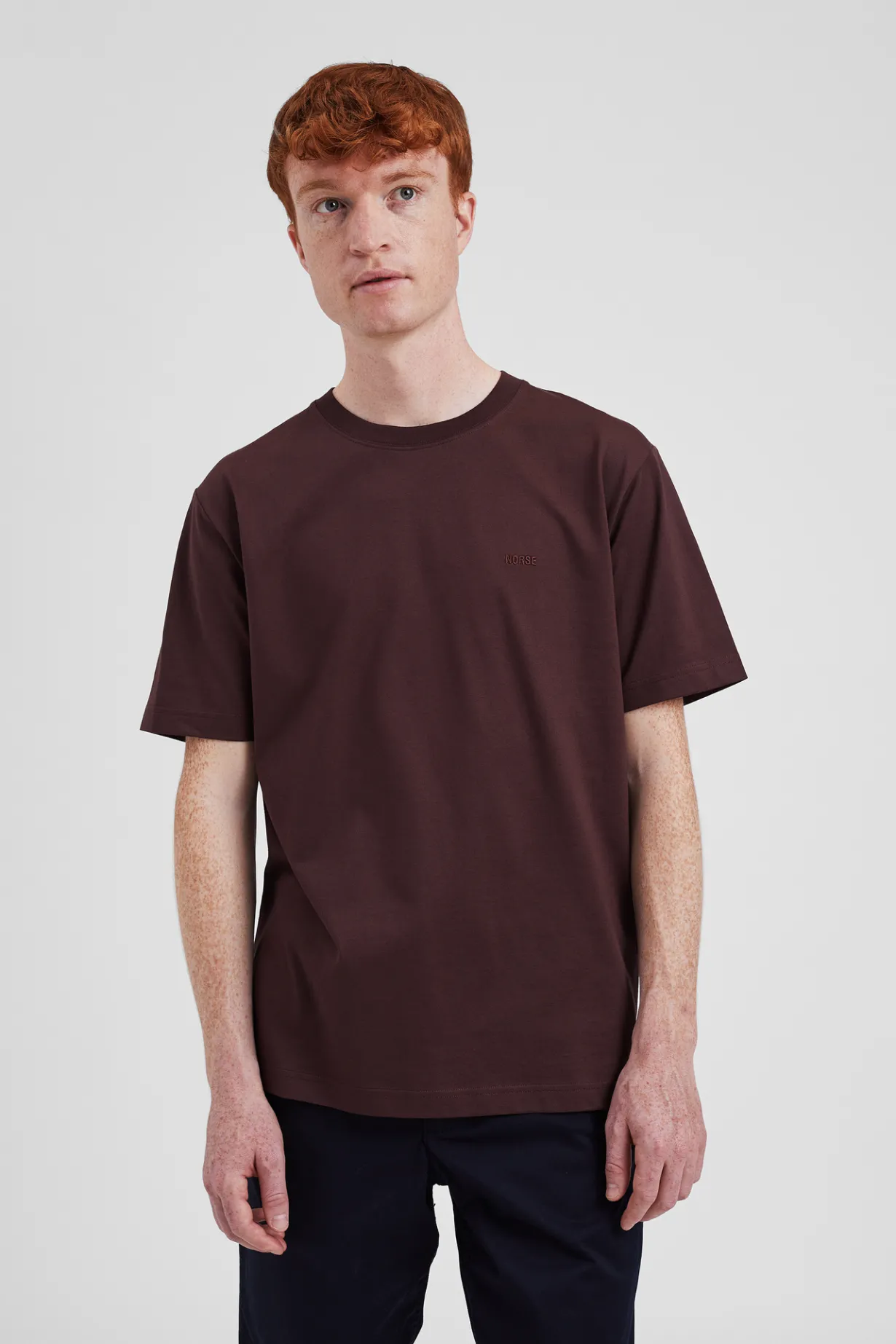 Johannes Organic NORSE Logo T-shirt>Norse Projects Sale