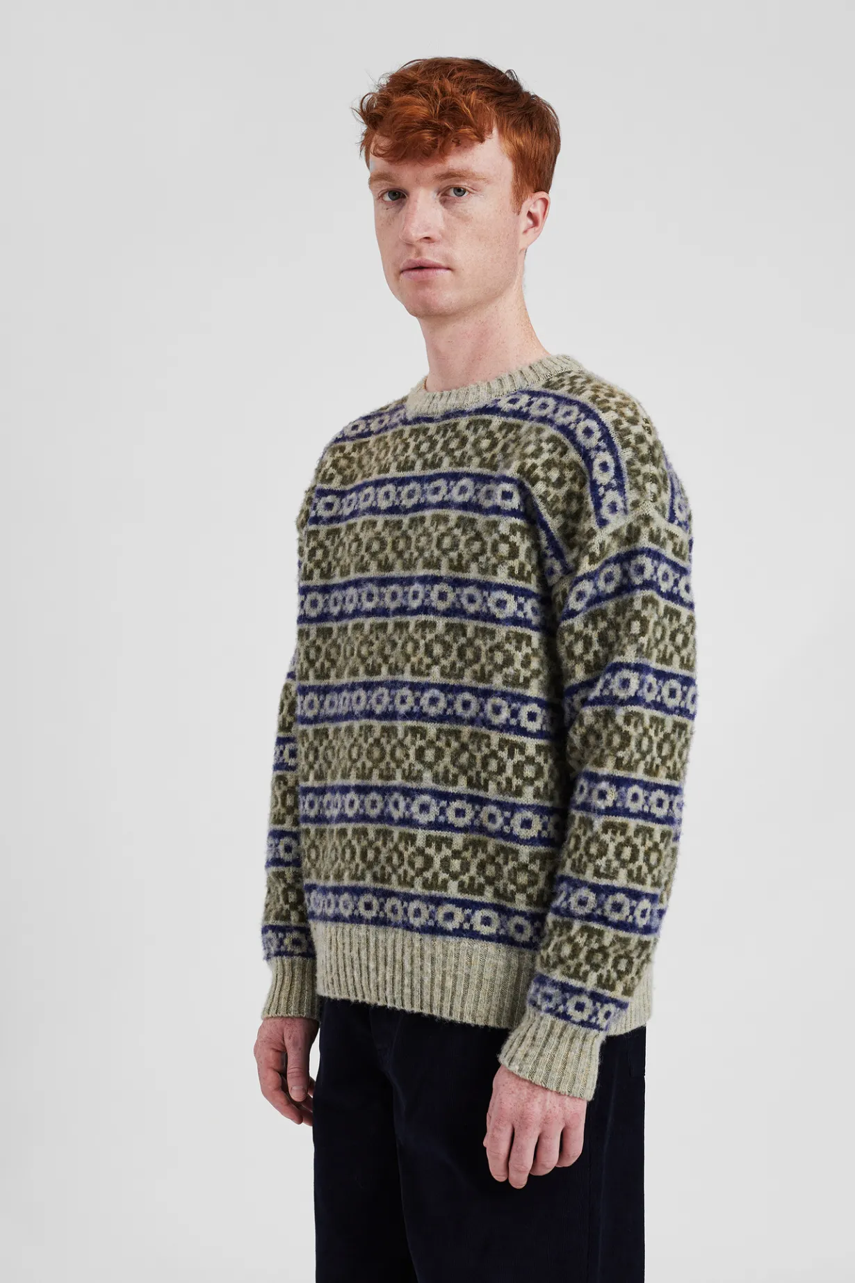 Jonas Scottish Lambswool Fair Isle Sweater>Norse Projects Sale