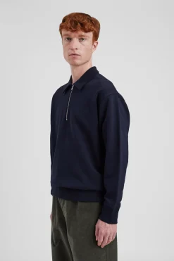 Ketel Relaxed Organic NORSE Logo Half Zip><noscript><img width=