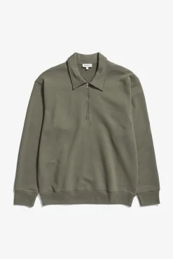 Ketel Relaxed Organic NORSE Logo Half Zip>Norse Projects Sale