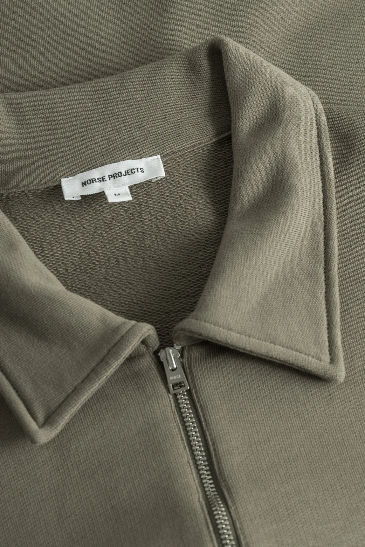 Ketel Relaxed Organic NORSE Logo Half Zip>Norse Projects Sale