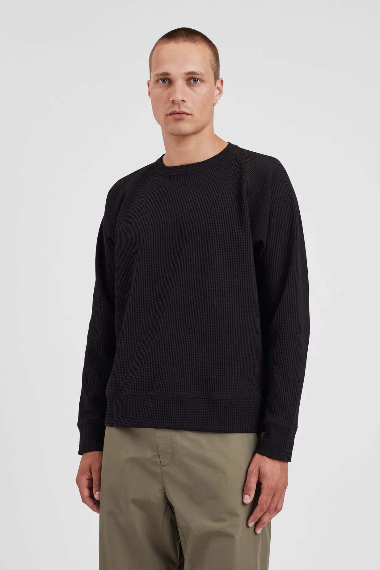 Kristian Relaxed Tech Waffle Sweater>Norse Projects Outlet