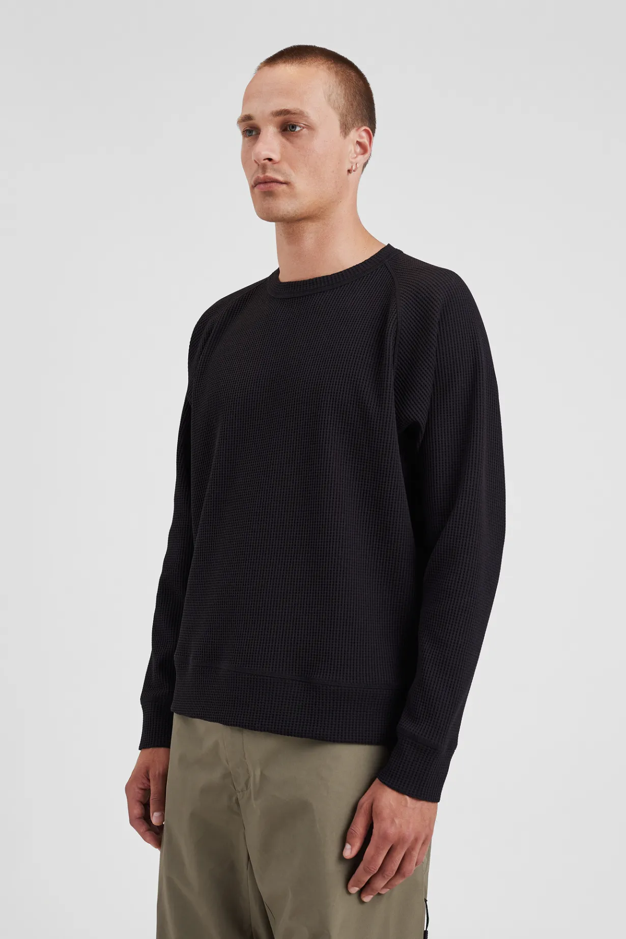 Kristian Relaxed Tech Waffle Sweater>Norse Projects Outlet