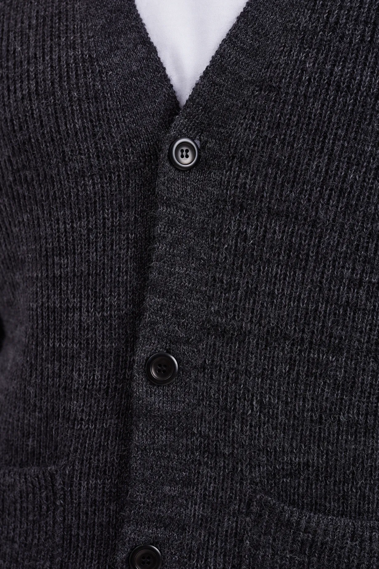 Loki Wool Cotton Rib Cardigan>Norse Projects