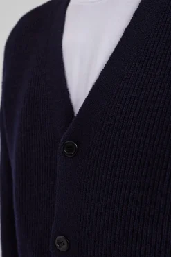 Loki Wool Cotton Rib Cardigan><noscript><img width=
