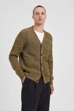 Loki Wool Cotton Rib Cardigan><noscript><img width=