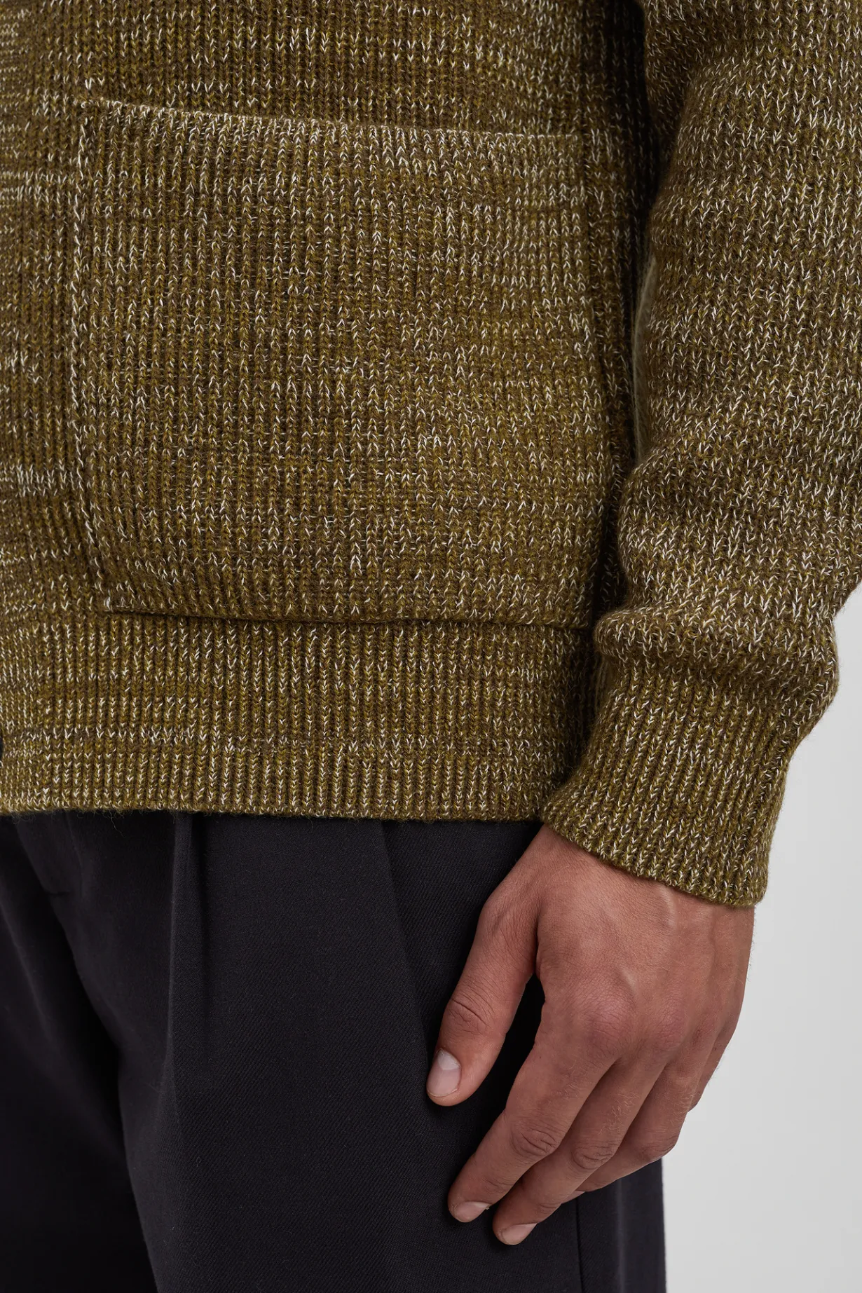 Loki Wool Cotton Rib Cardigan>Norse Projects Online