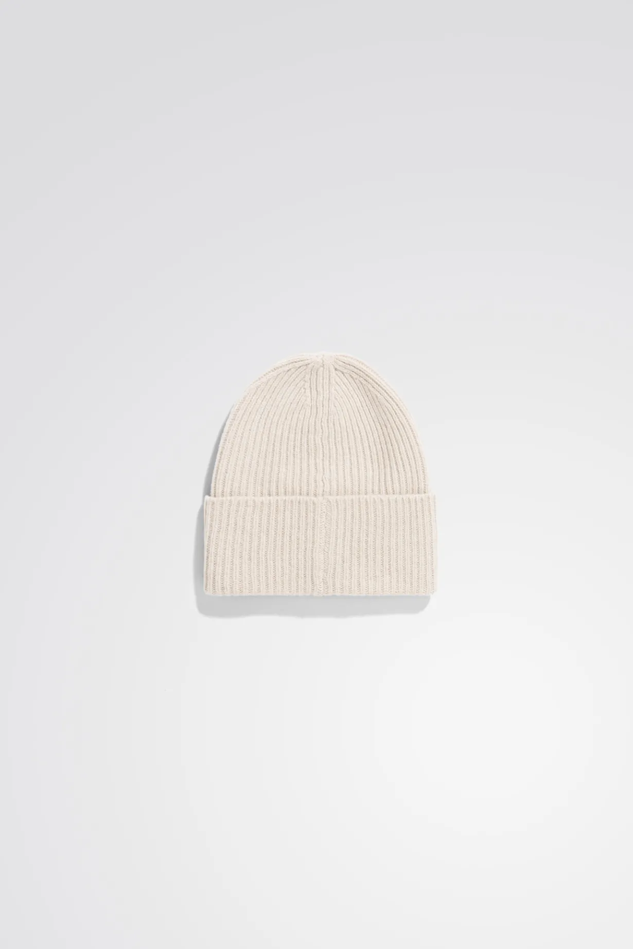Merino Lambswool Rib N Logo Beanie>Norse Projects New