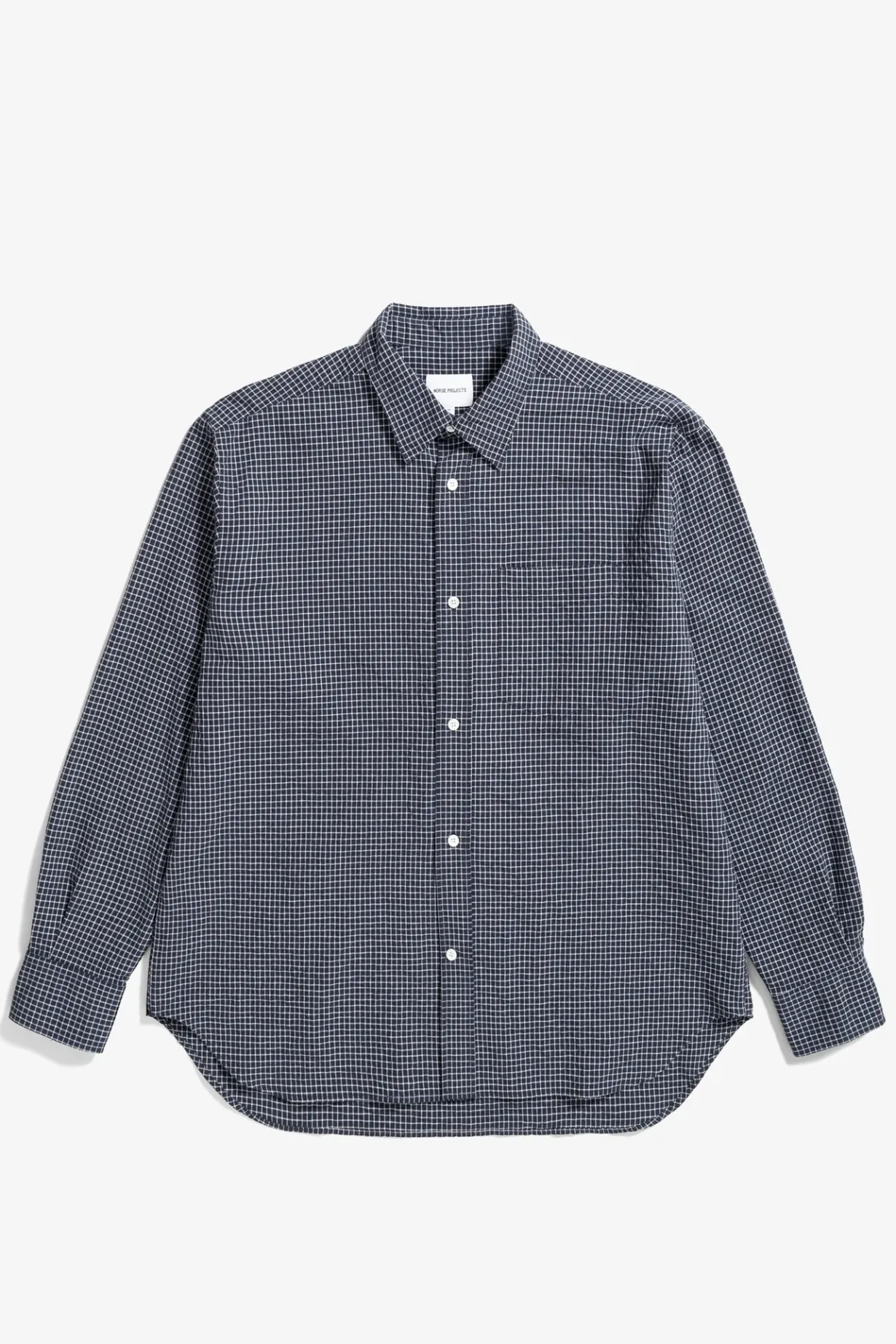 Mo Check Oversized Shirt>Norse Projects Sale