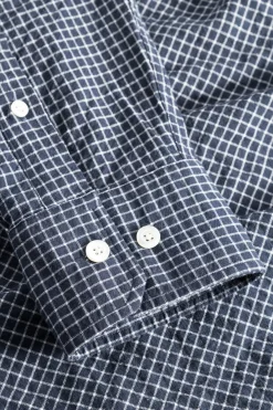 Mo Check Oversized Shirt><noscript><img width=