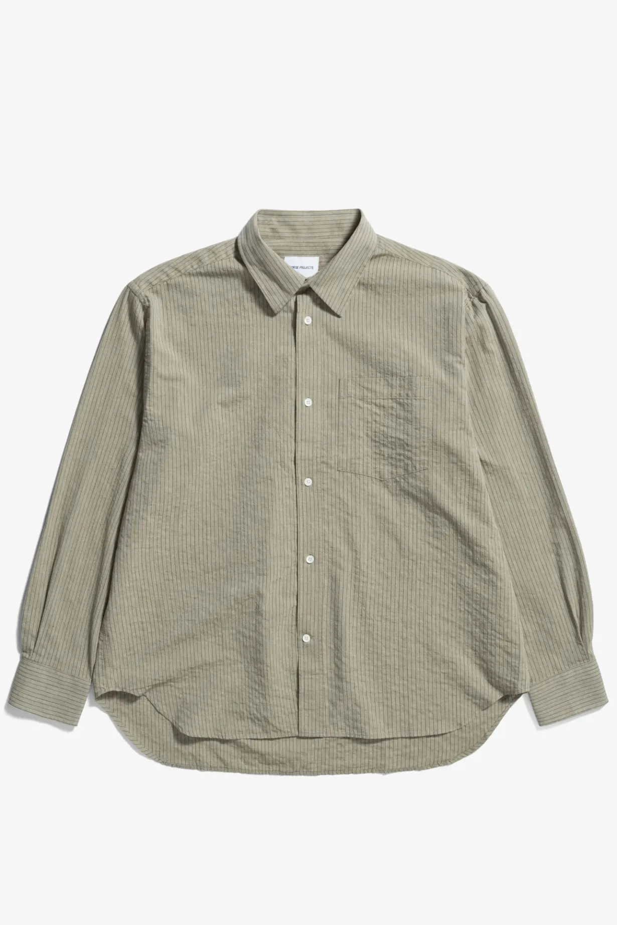 Mo Oversized Striped Shirt>Norse Projects Sale