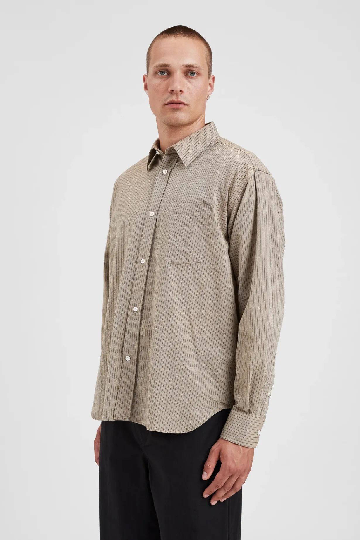 Mo Oversized Striped Shirt>Norse Projects Sale