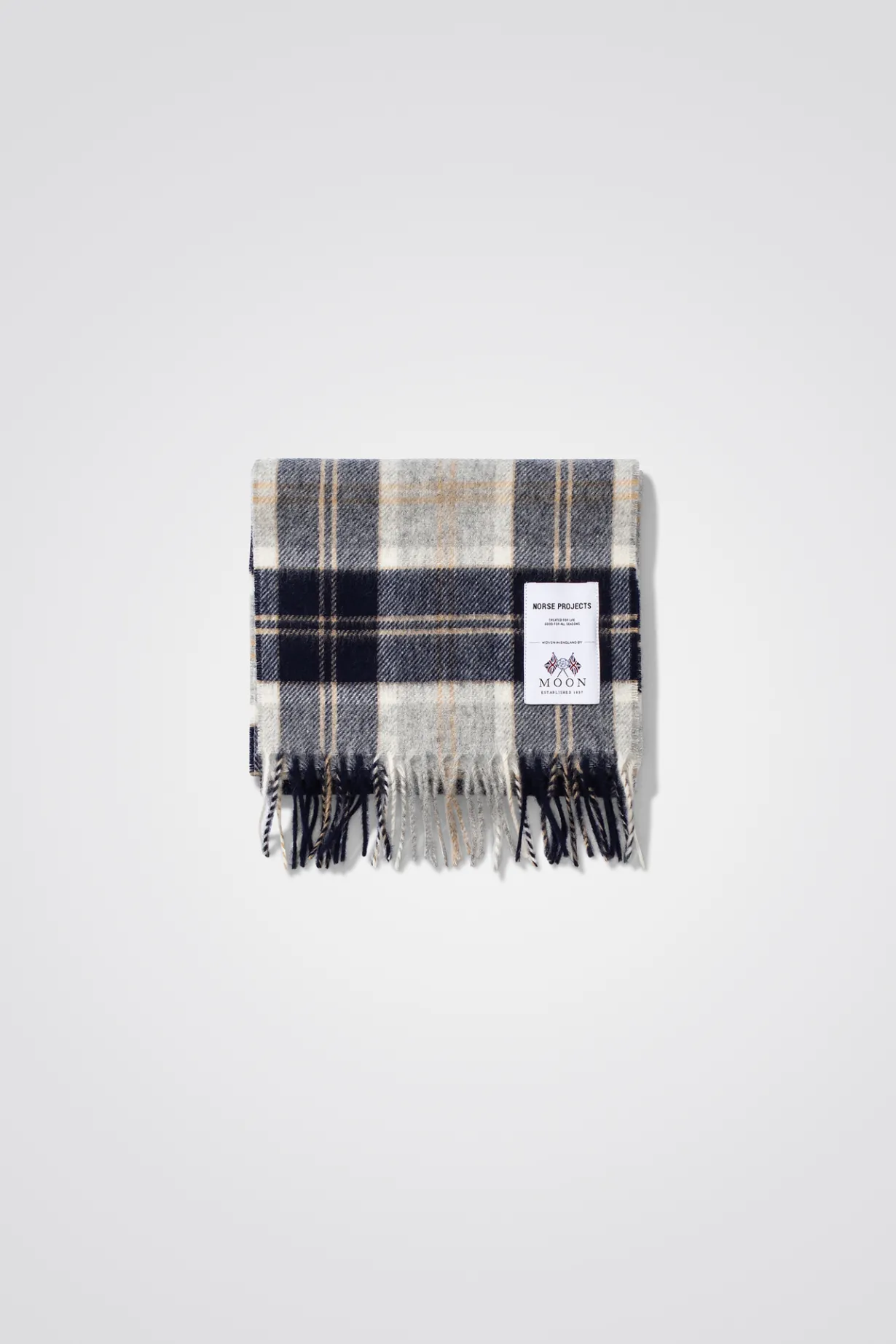 Moon Checked Lambswool Scarf>Norse Projects Best