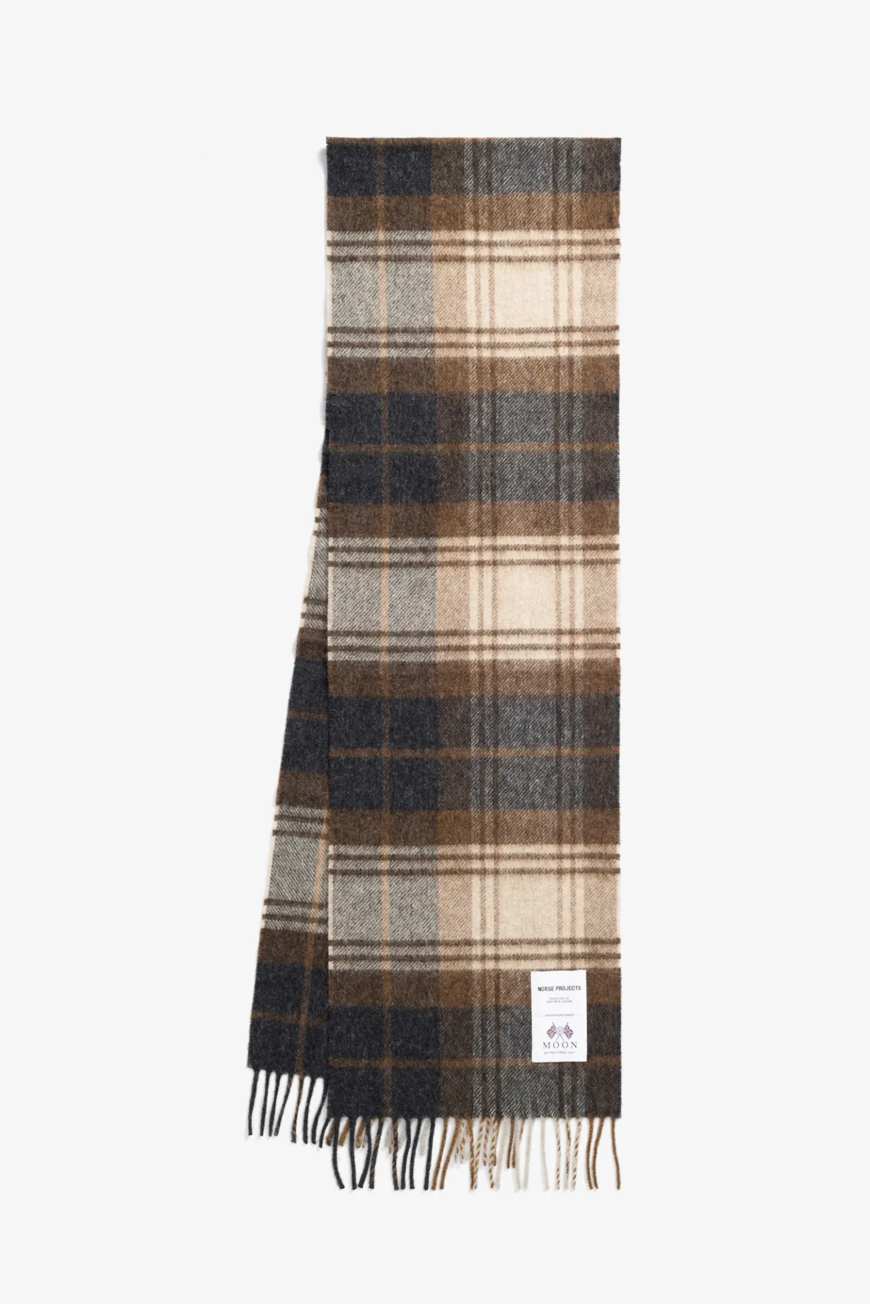 Moon Checked Merino Lambswool Scarf>Norse Projects Hot