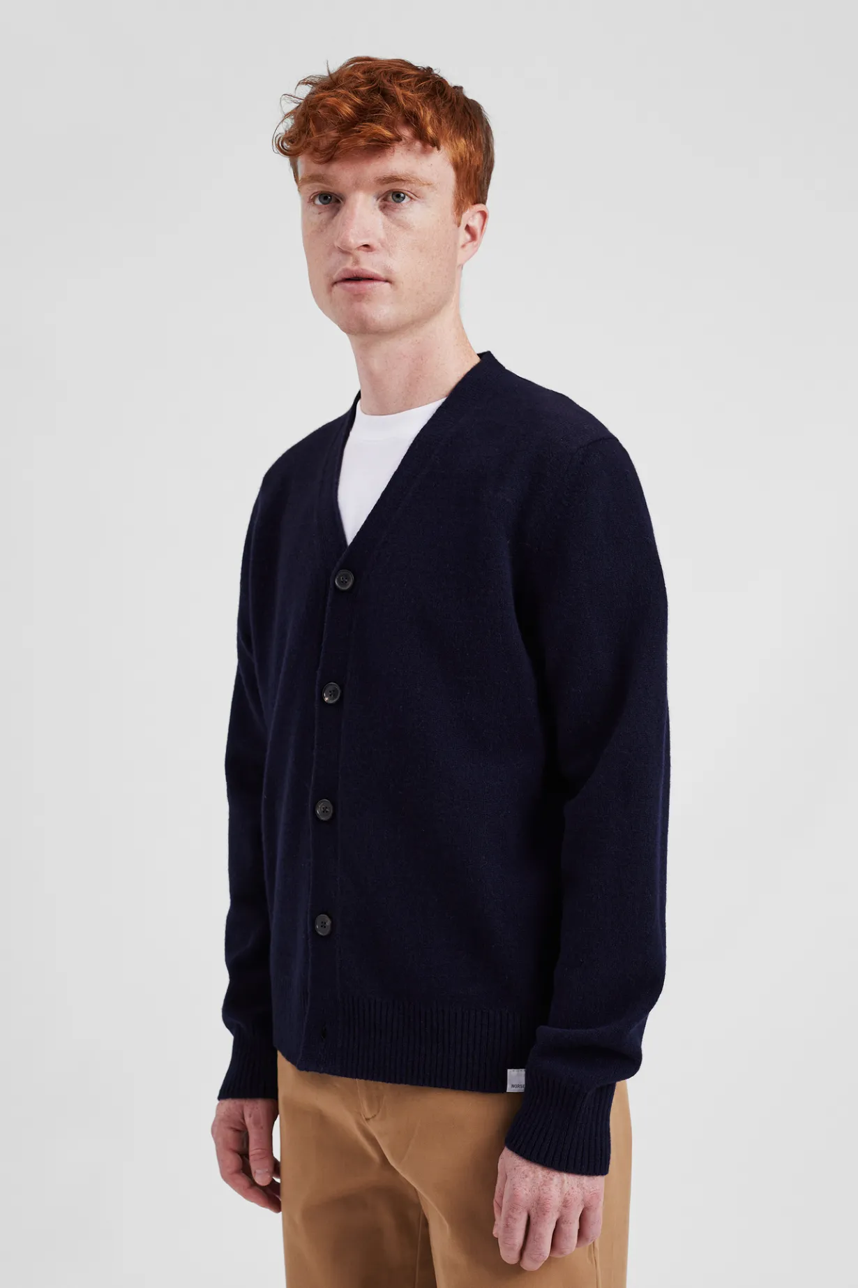 Norse Standard Merino Lambswool Cardigan>Norse Projects Online