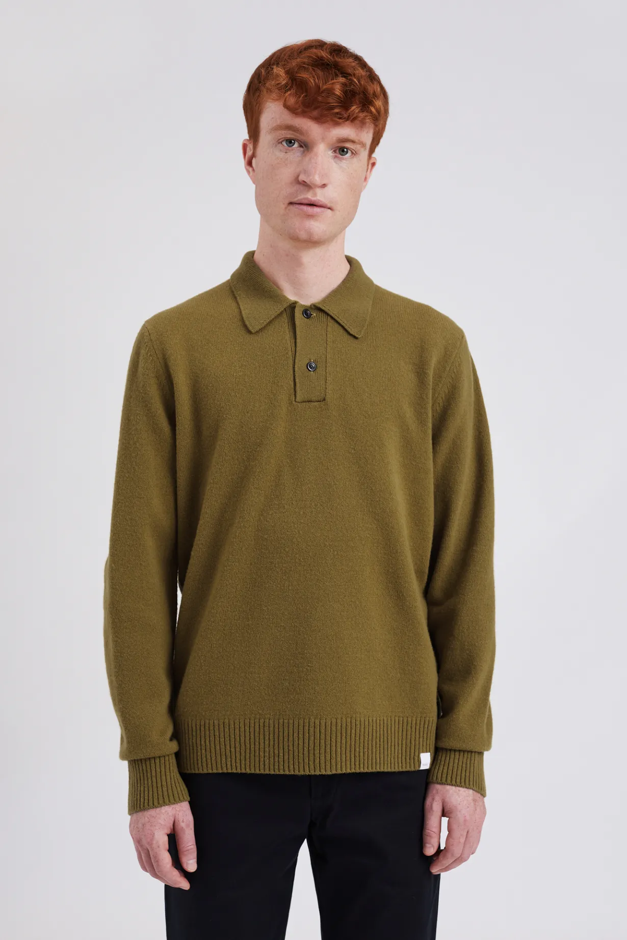 Norse Standard Merino Lambswool Polo>Norse Projects Clearance