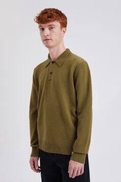Norse Standard Merino Lambswool Polo><noscript><img width=