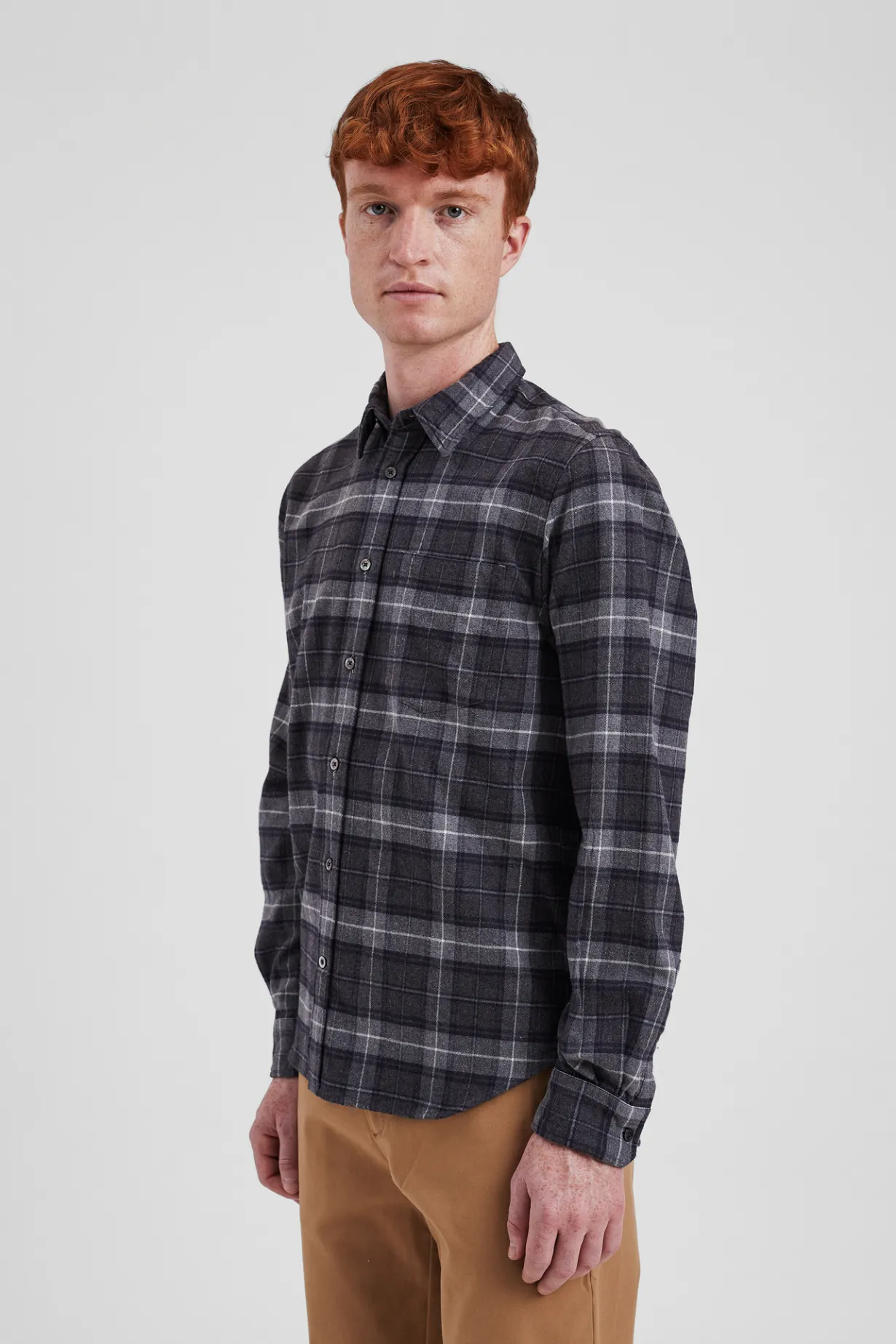 Osvald Flannel Check Shirt>Norse Projects Discount
