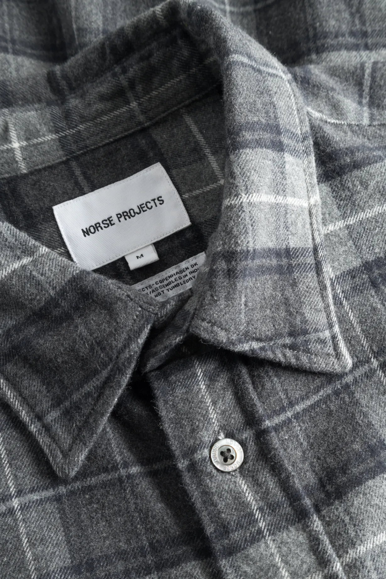 Osvald Flannel Check Shirt>Norse Projects Discount