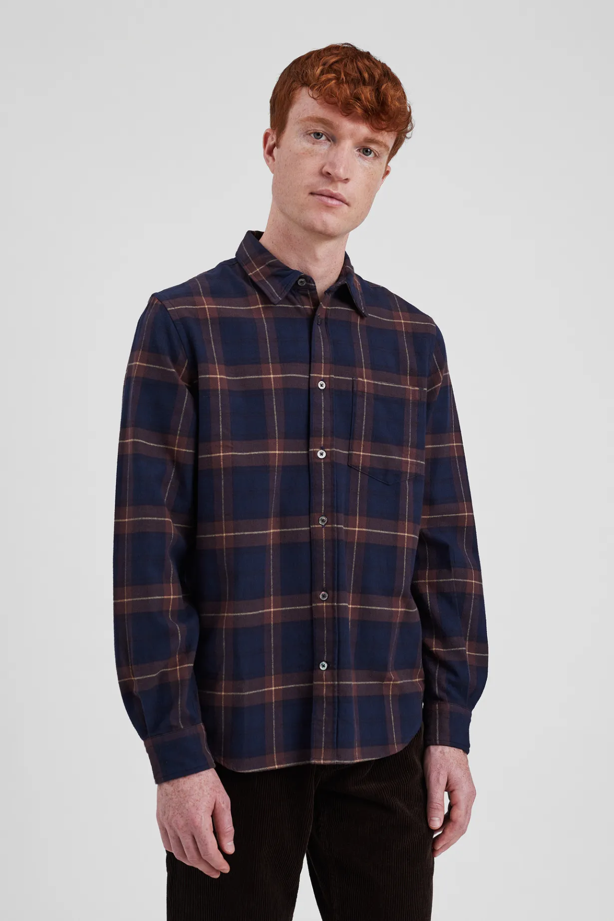Osvald Flannel Check Shirt>Norse Projects Clearance