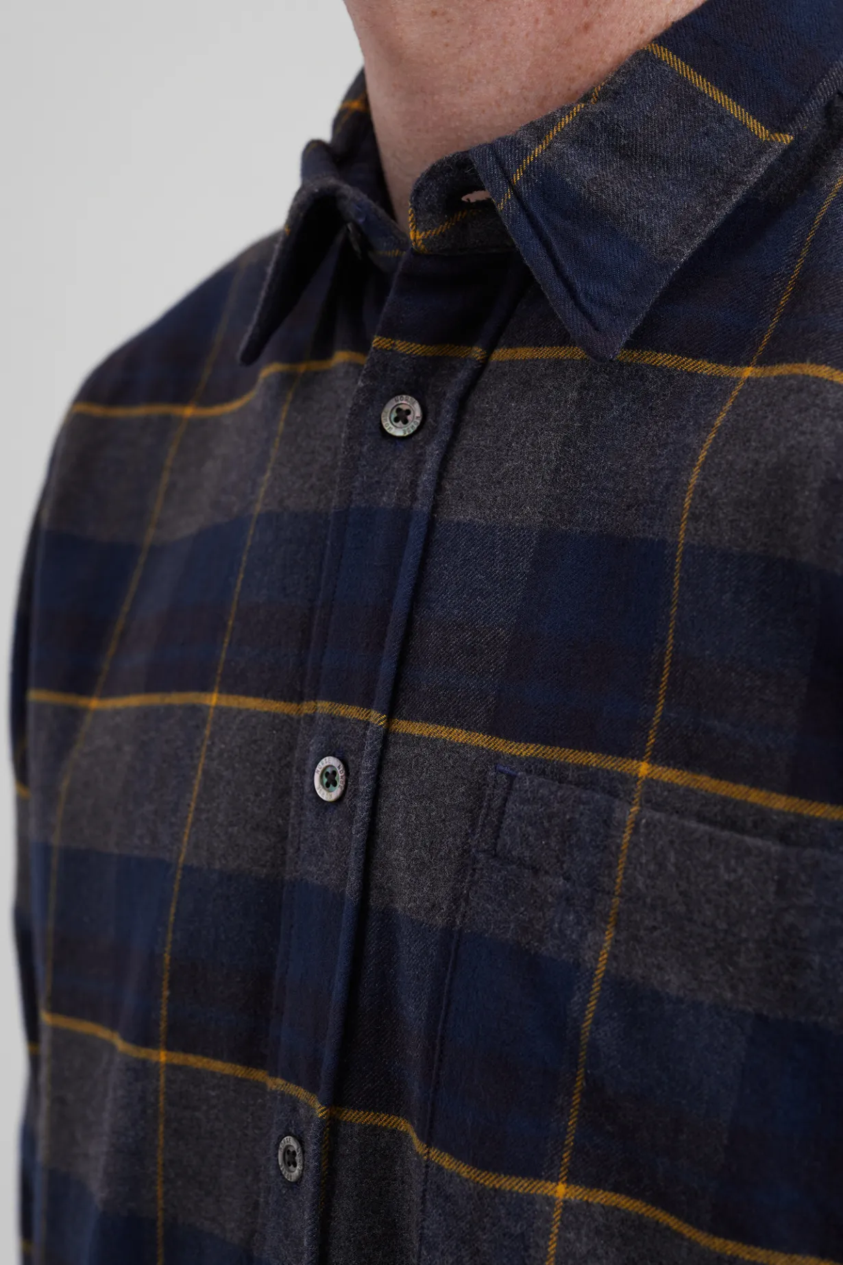 Osvald Flannel Check Shirt>Norse Projects