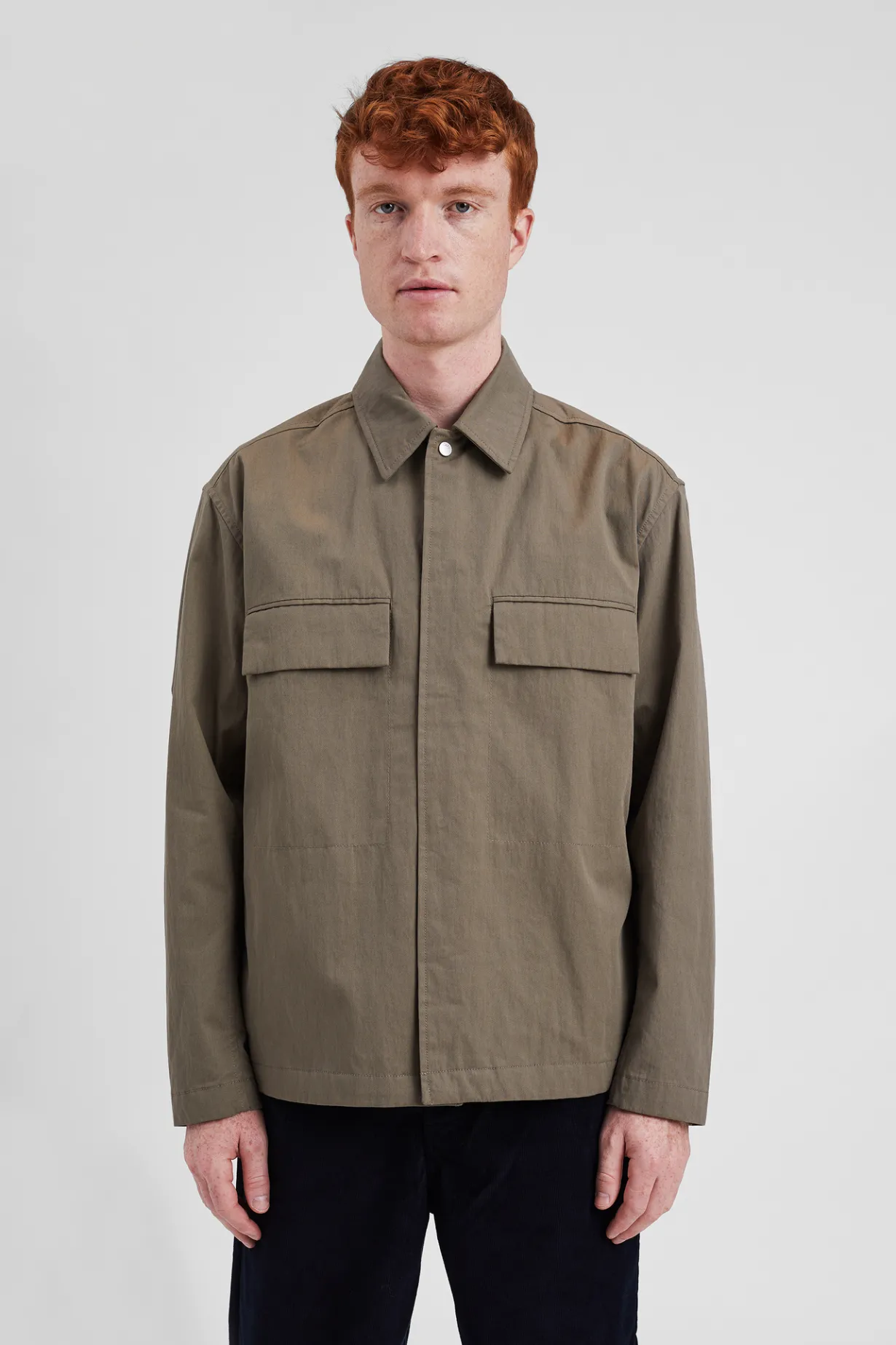 Pelle Fine Broken Twill Overshirt>Norse Projects Outlet