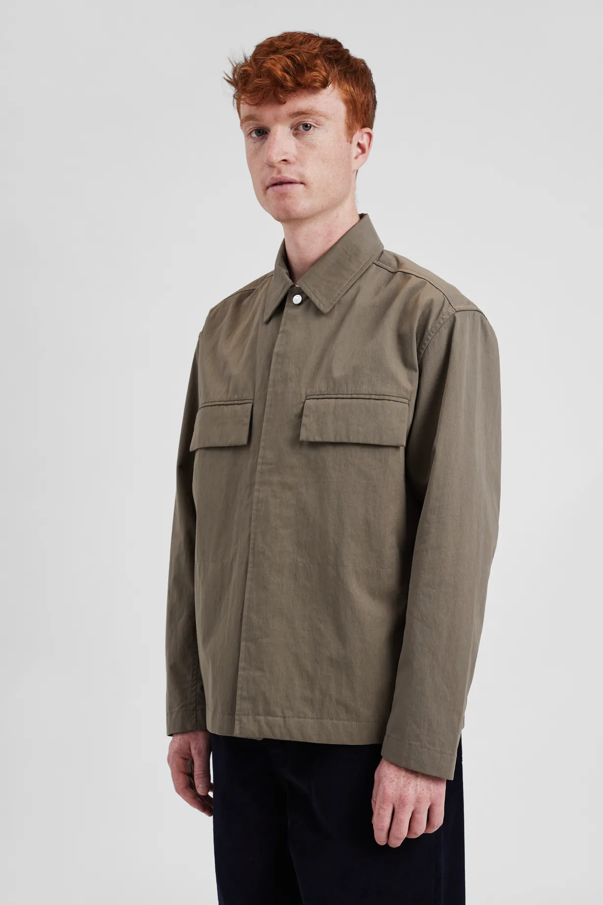 Pelle Fine Broken Twill Overshirt>Norse Projects Outlet