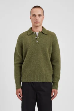 Rasmus Relaxed Brushed Polo><noscript><img width=