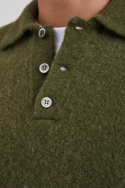 Rasmus Relaxed Brushed Polo><noscript><img width=