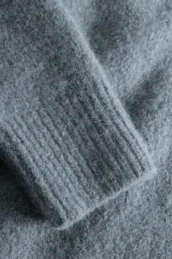 Rasmus Relaxed Brushed V-Neck Sweater><noscript><img width=