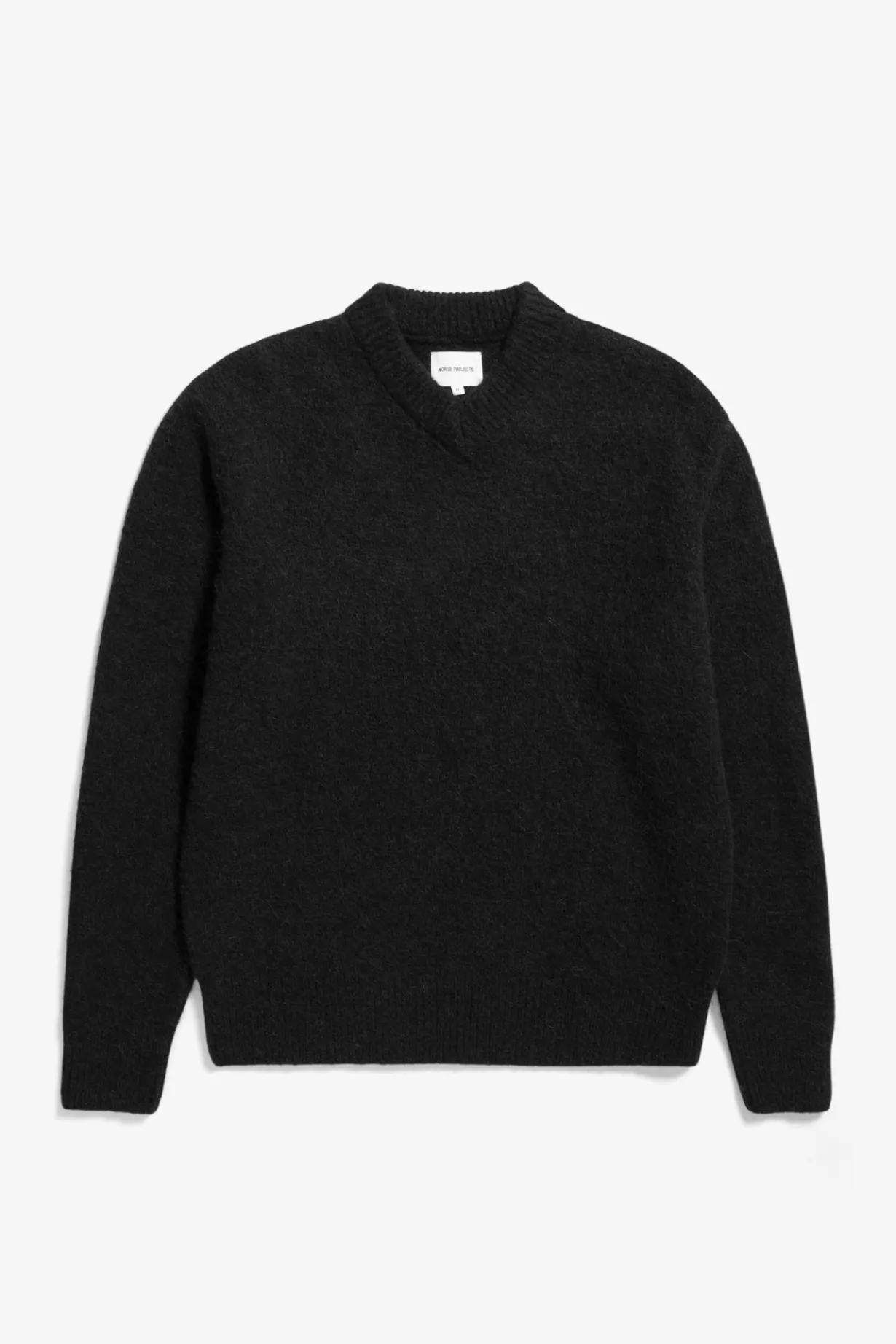 Rasmus Relaxed Brushed V-Neck Sweater>Norse Projects Best