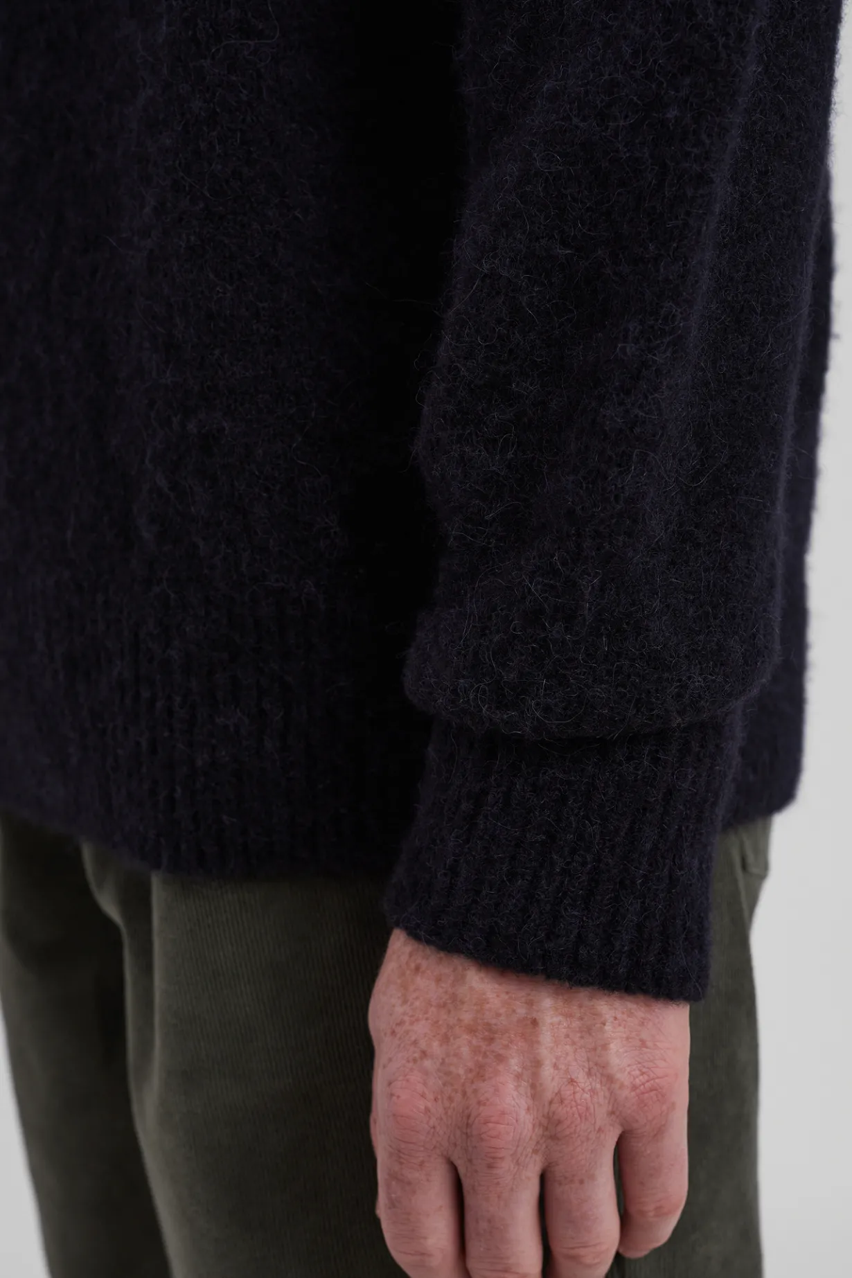 Rasmus Relaxed Brushed V-Neck Sweater>Norse Projects Best