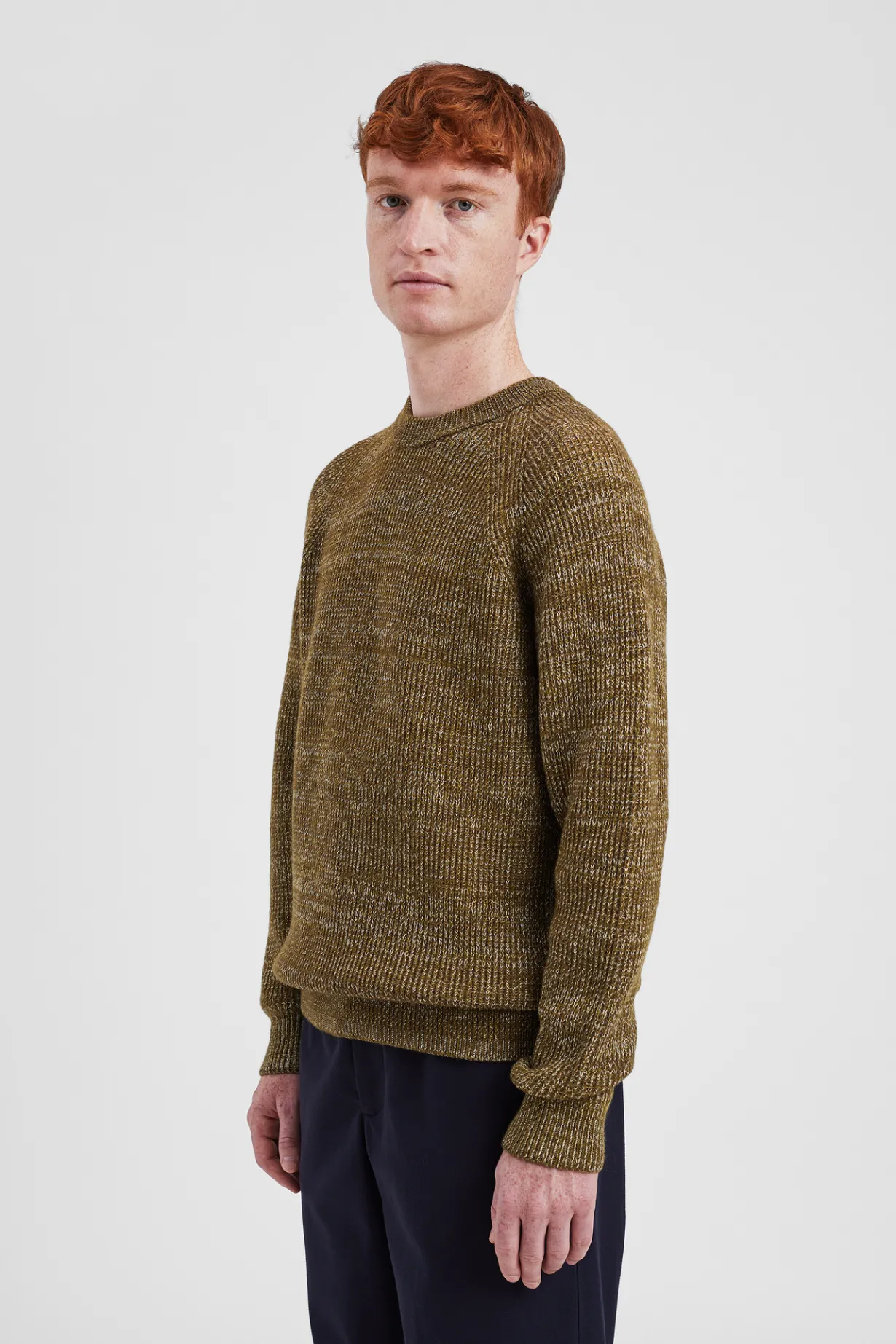 Roald Wool Cotton Rib Sweater>Norse Projects Outlet