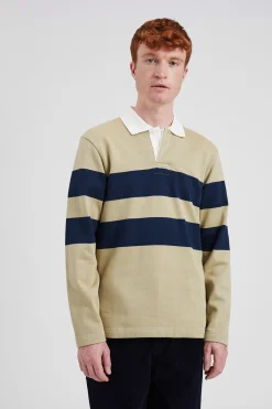 Ruben Brushed Stripe LS Polo><noscript><img width=