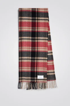 Virgin Wool Checked Scarf>Norse Projects Outlet